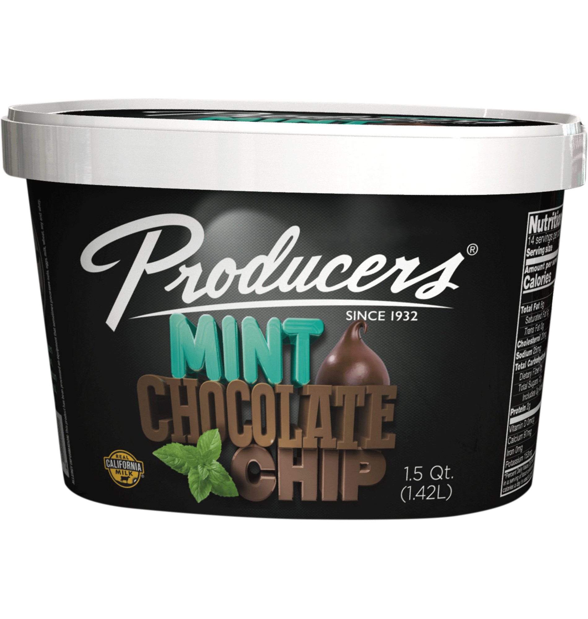 MintChocolateChip Mint Chocolate Chip Producers Dairy Ice Cream Container